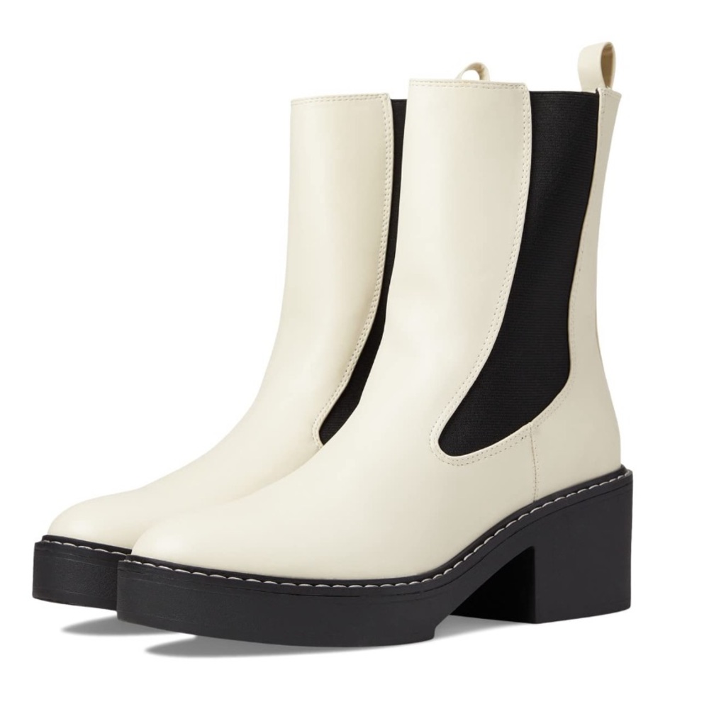 New Nine West Cream Ankle Boots Women’s size 6